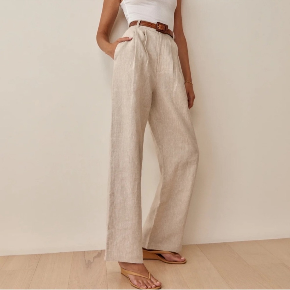 Reformation Vesta Linen Pant